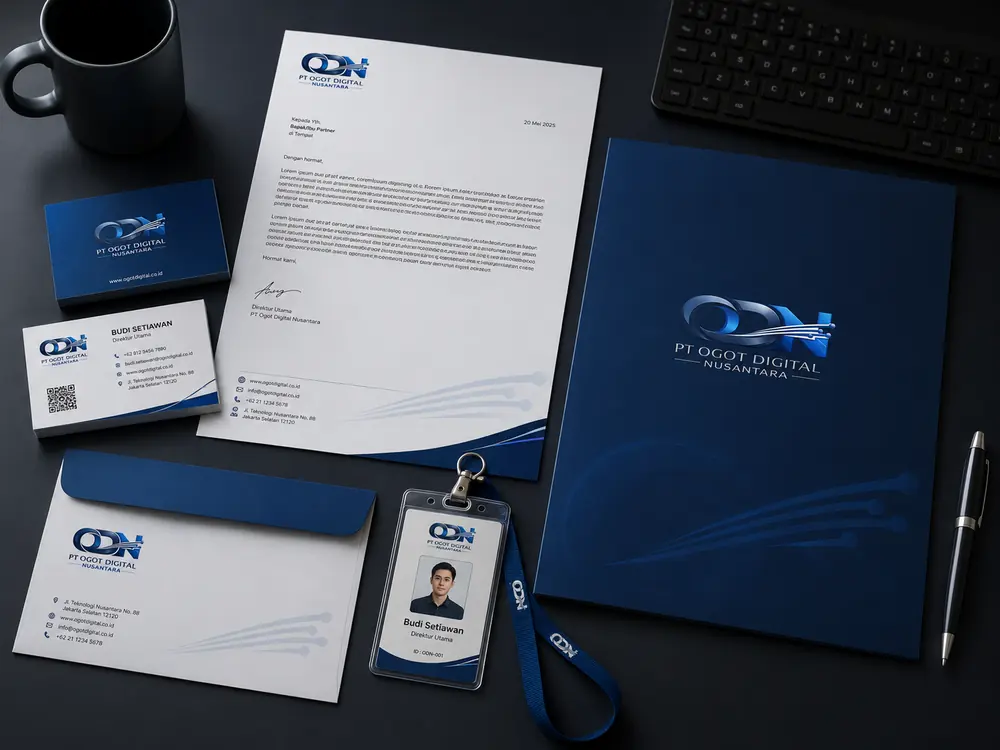 Identitas korporat PT Ogot Digital Nusantara